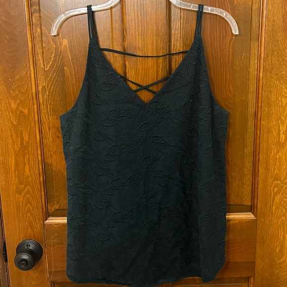 Hunter Green Lace Cami - Picture 1 of 5